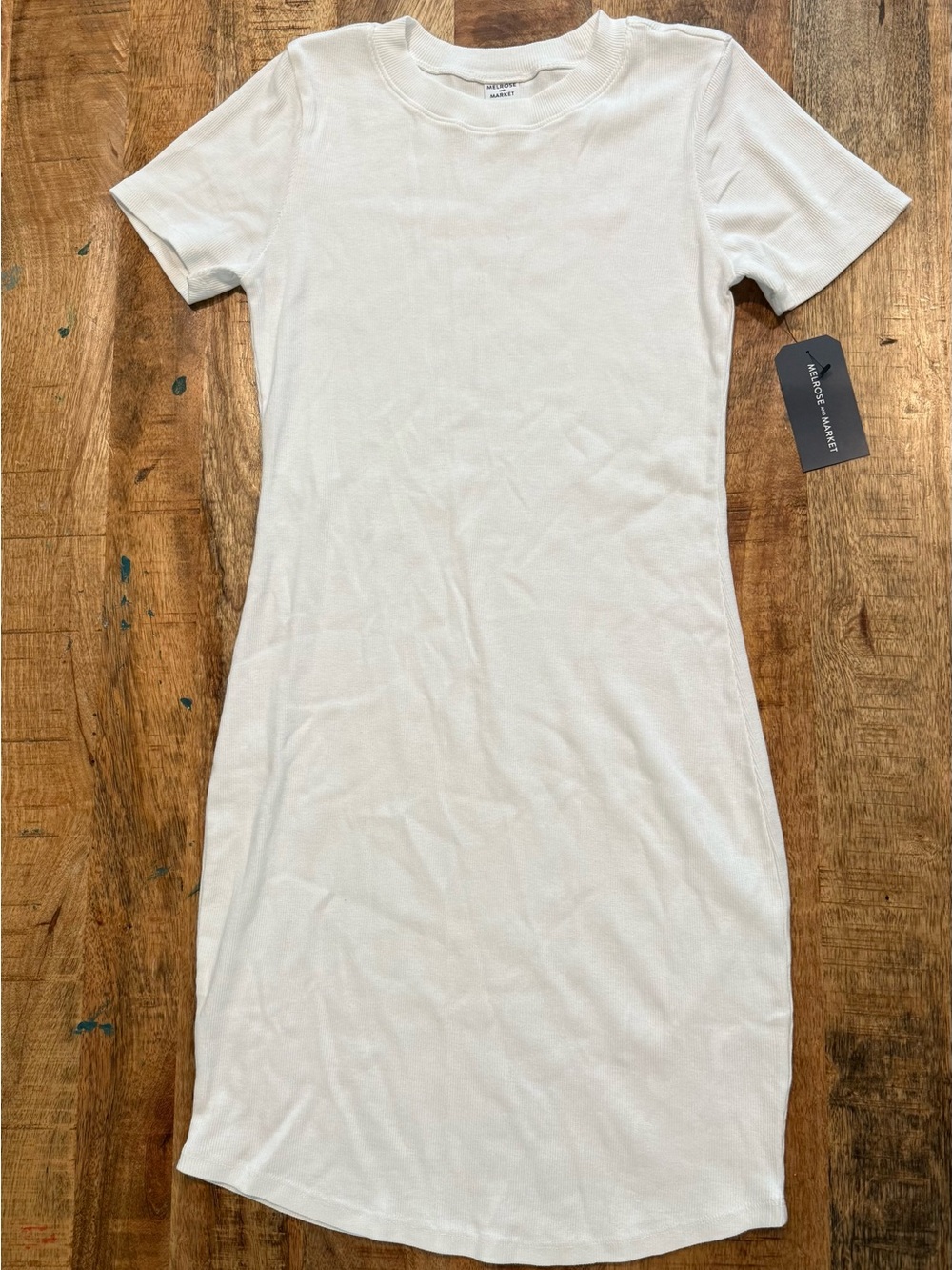 Melrose and Market Short Sleeve Crewneck Mini Dress Size Small NWT